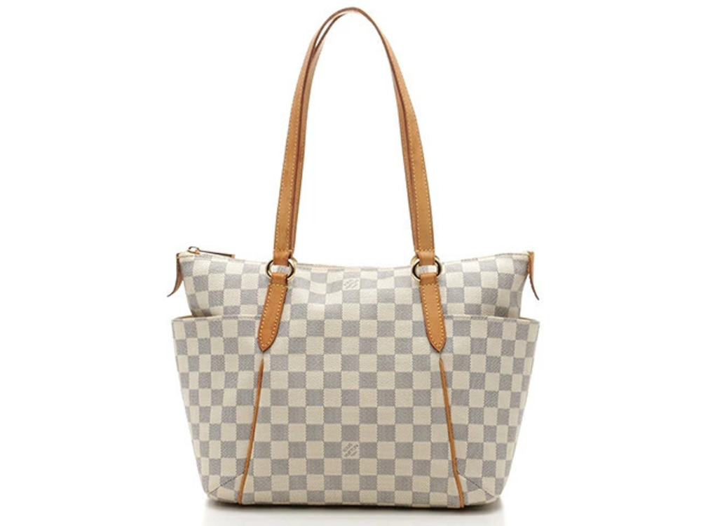 LOUIS VUITTON Shoulder Bag Damier Azur White Totally